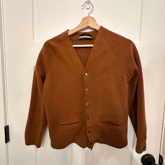 100% Wool Vintage Cardigan - Picture 1 of 3